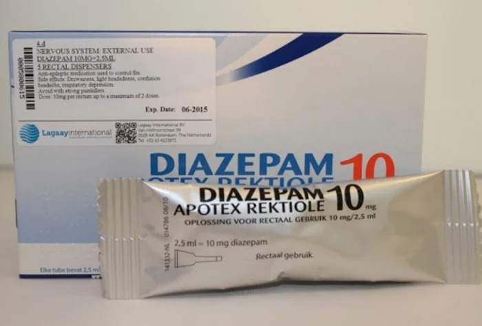 Diazepam rectal gel