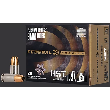 Federal Premium HST 9mm Luger 124gr JHP