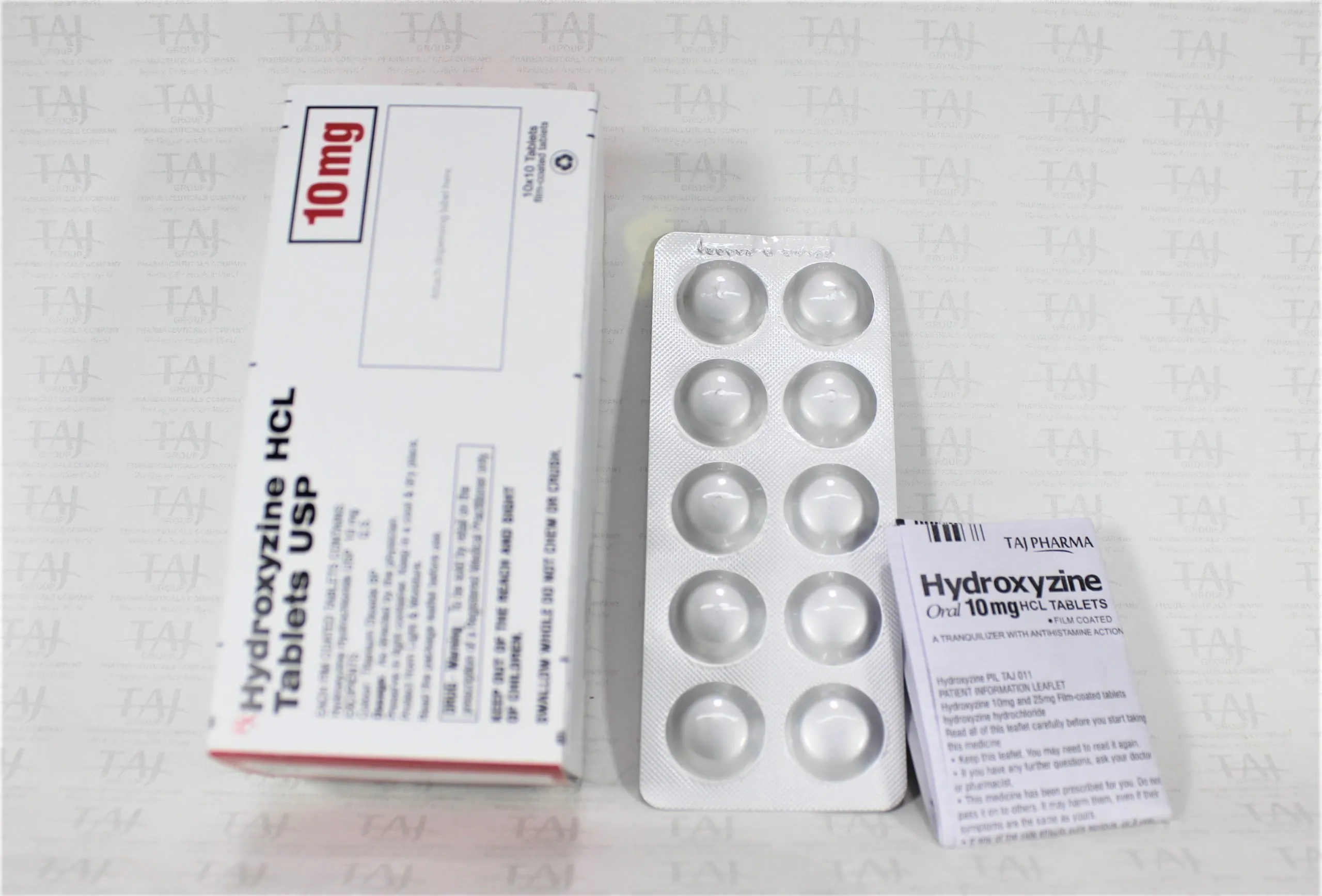 Hydroxyzine compound capsules