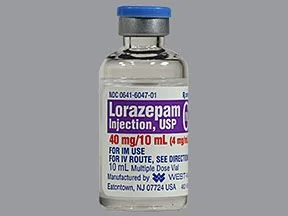 Lorazepam injection
