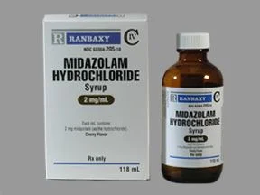 Midazolam oral syrup