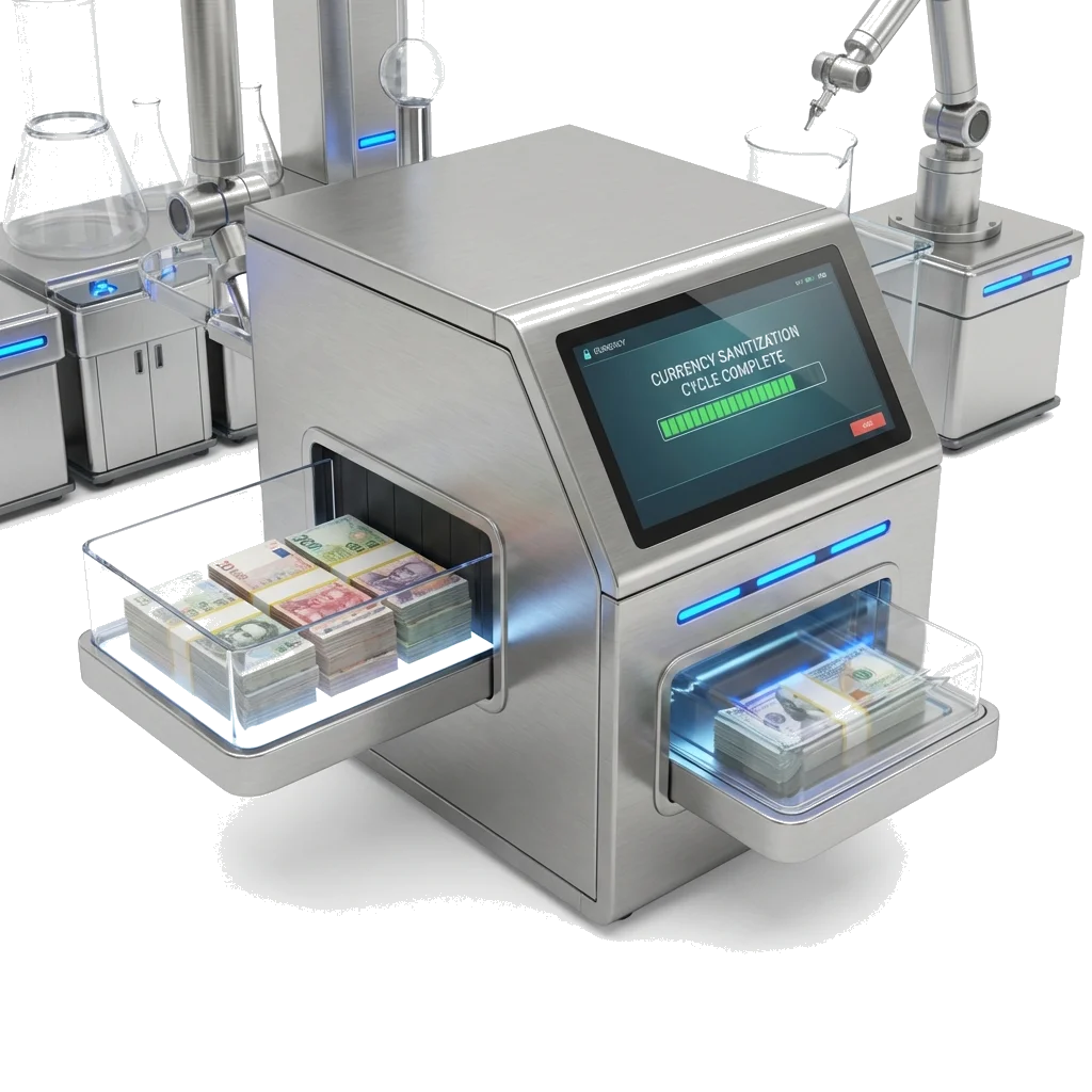 Automatic Money Cleaning Machine