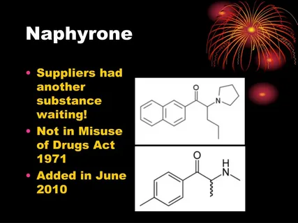 Naphyrone analogs