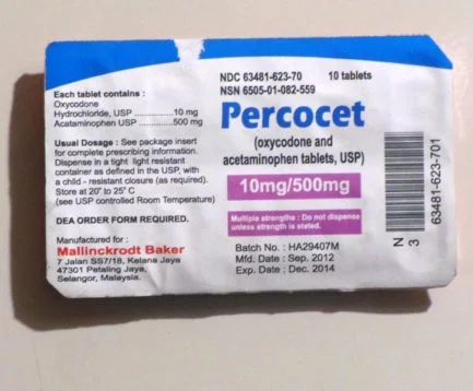 Percocet 10/325mg