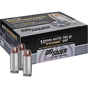 Sig Sauer V-Crown 10mm 180gr JHP