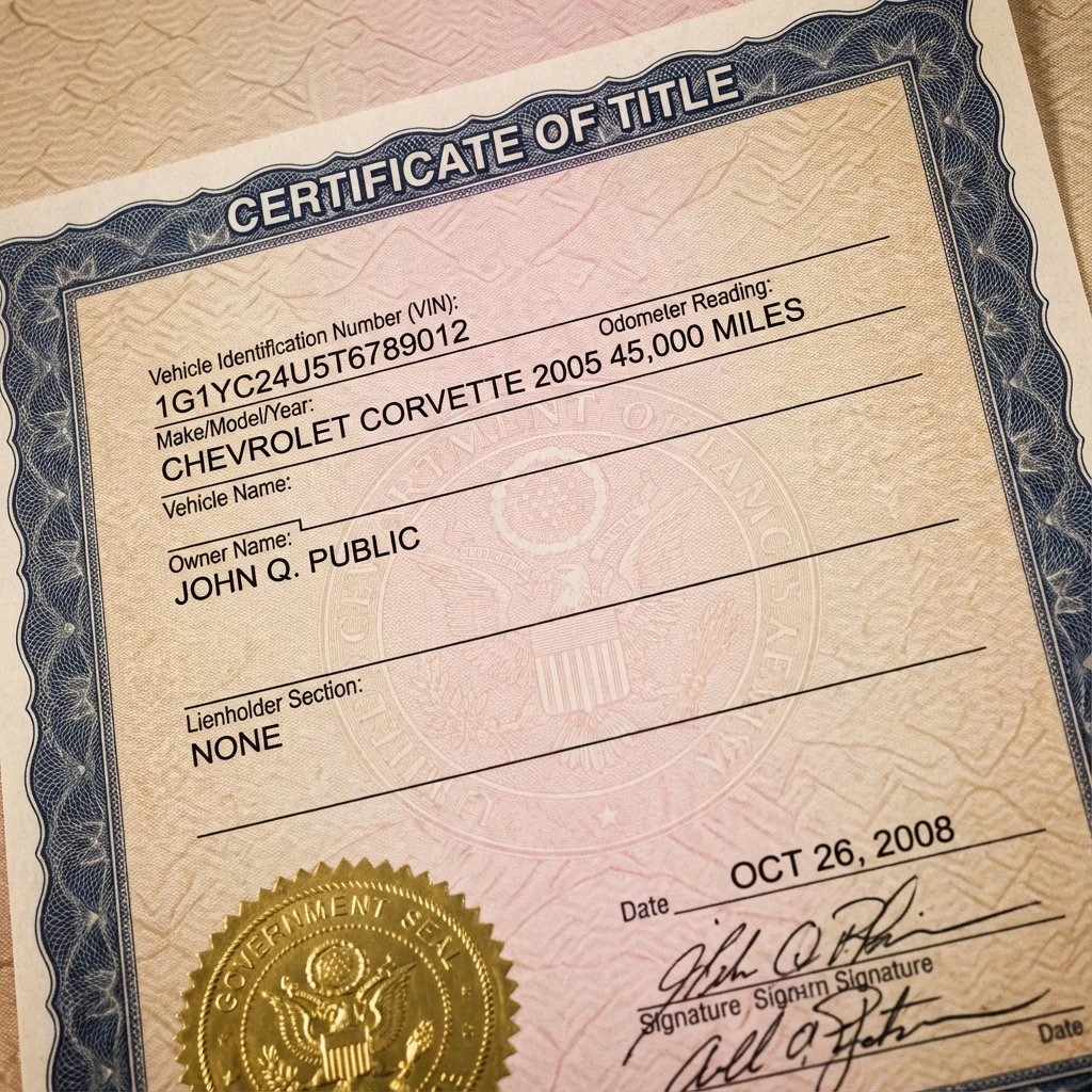 USA Vehicle Title